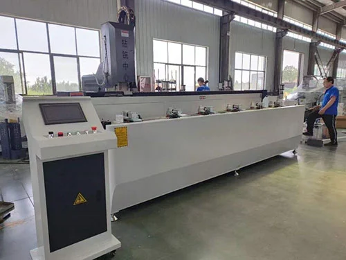 250w Six Blades Heavy End Milling Machine Aluminum Curtain Wall