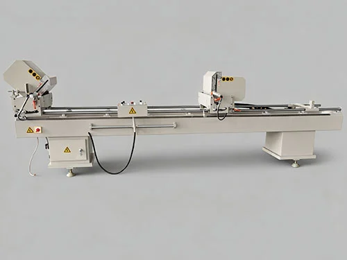 400mm Double Head Cutting Saw Pvc Window Profile Processing Equipment